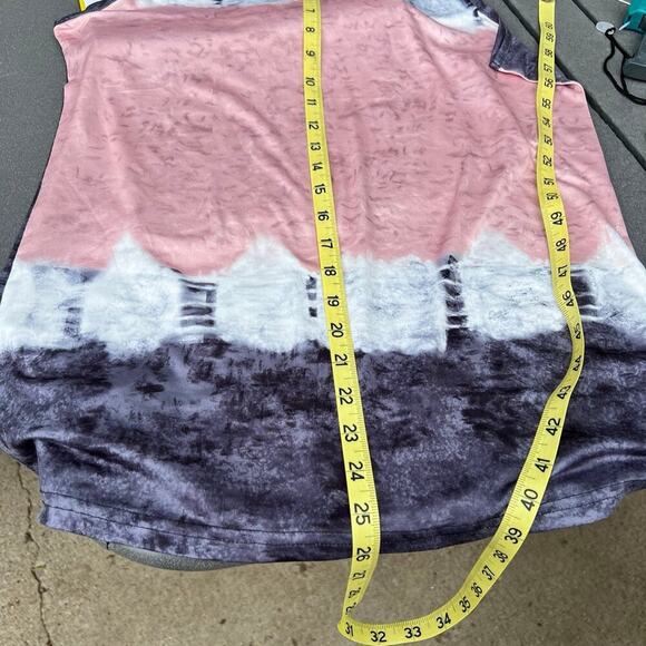 Coeur de Vague, multicolor scoop neck tank top, women's size M - Picture 7 of 9